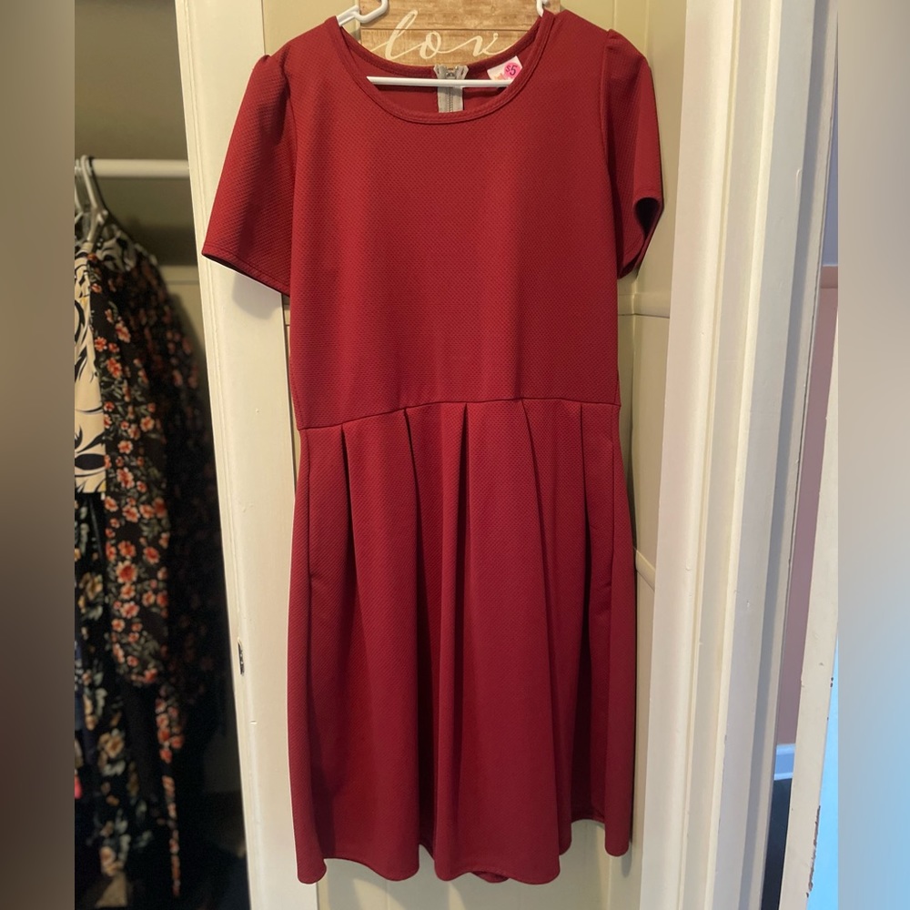 Maroon dress